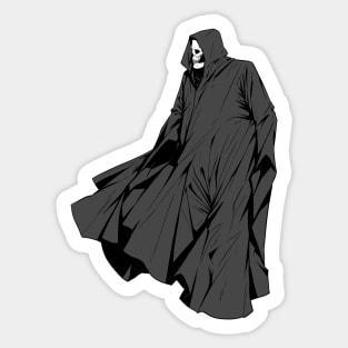 Reaper searching tired soul Sticker